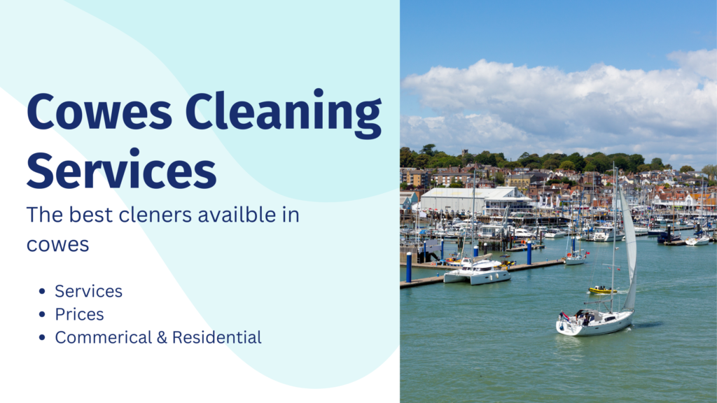 Cowes cleaning services title banner